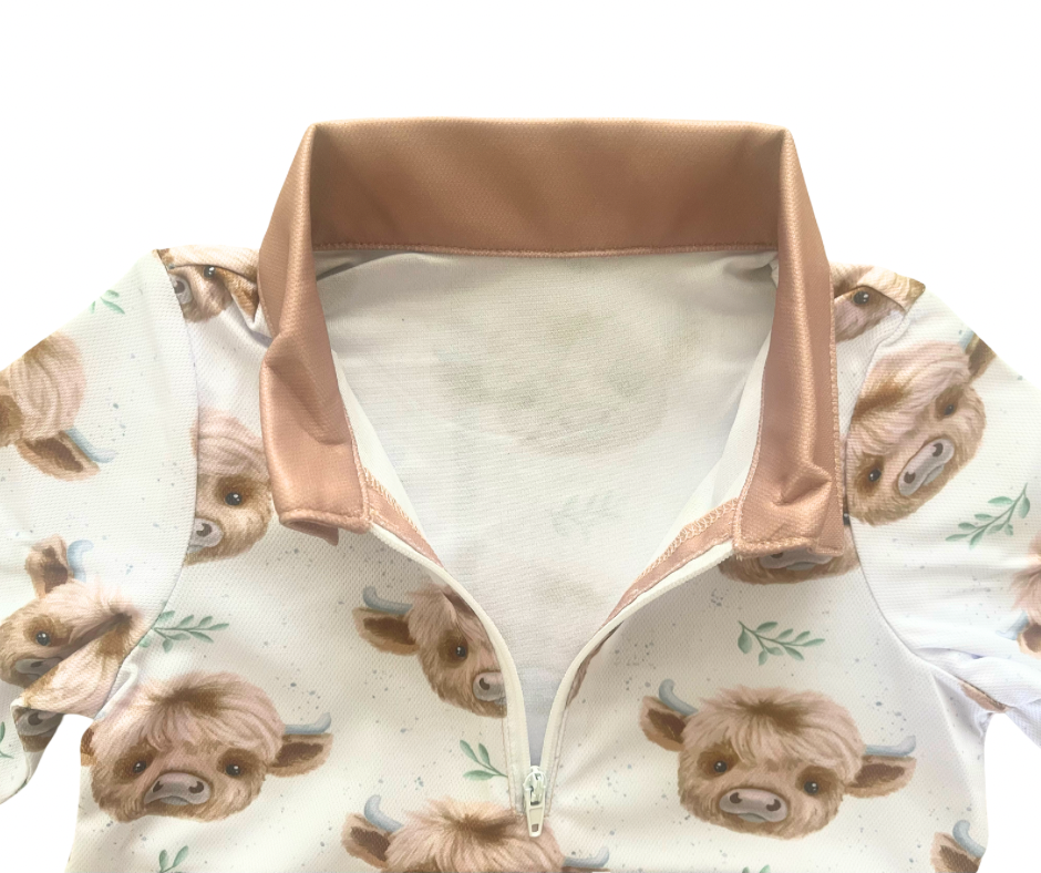 Highland Cow Fishing Shirt