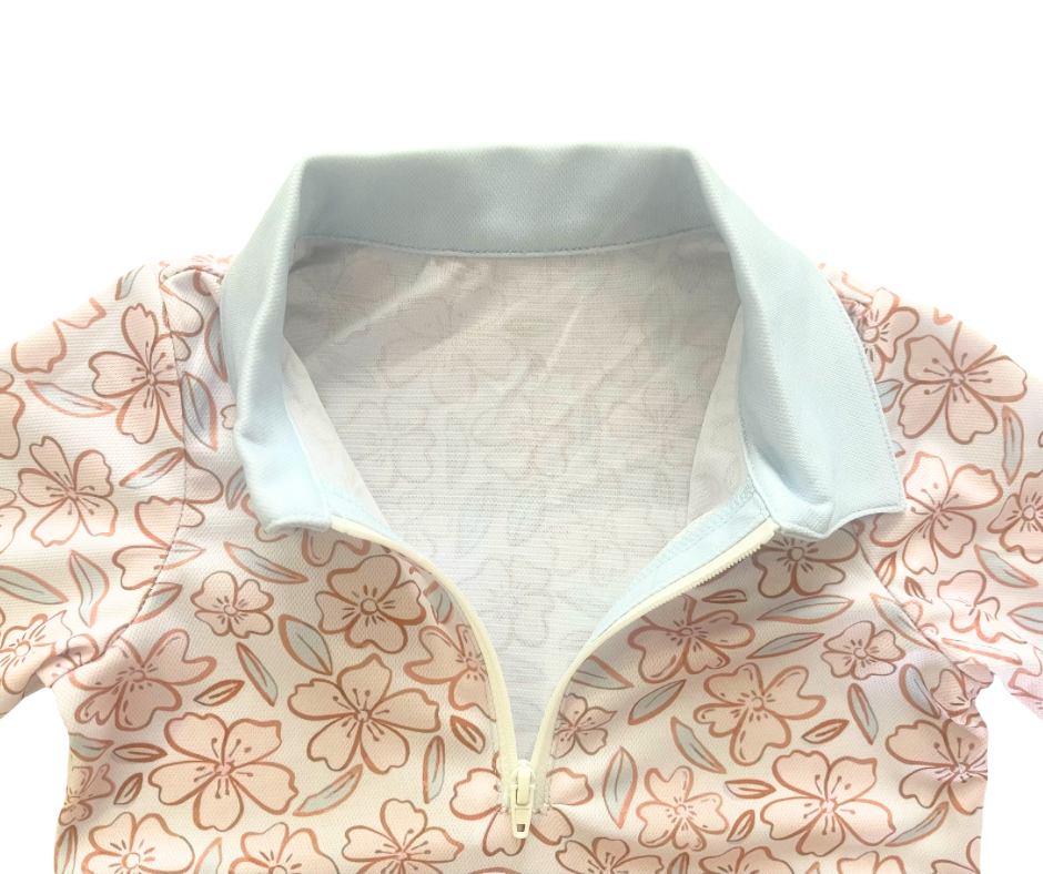 Pink Florals Fishing Shirt
