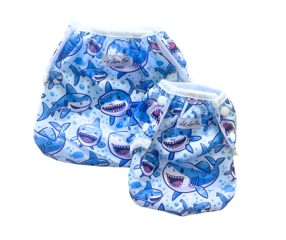 Bubble Blue Swim Nappy