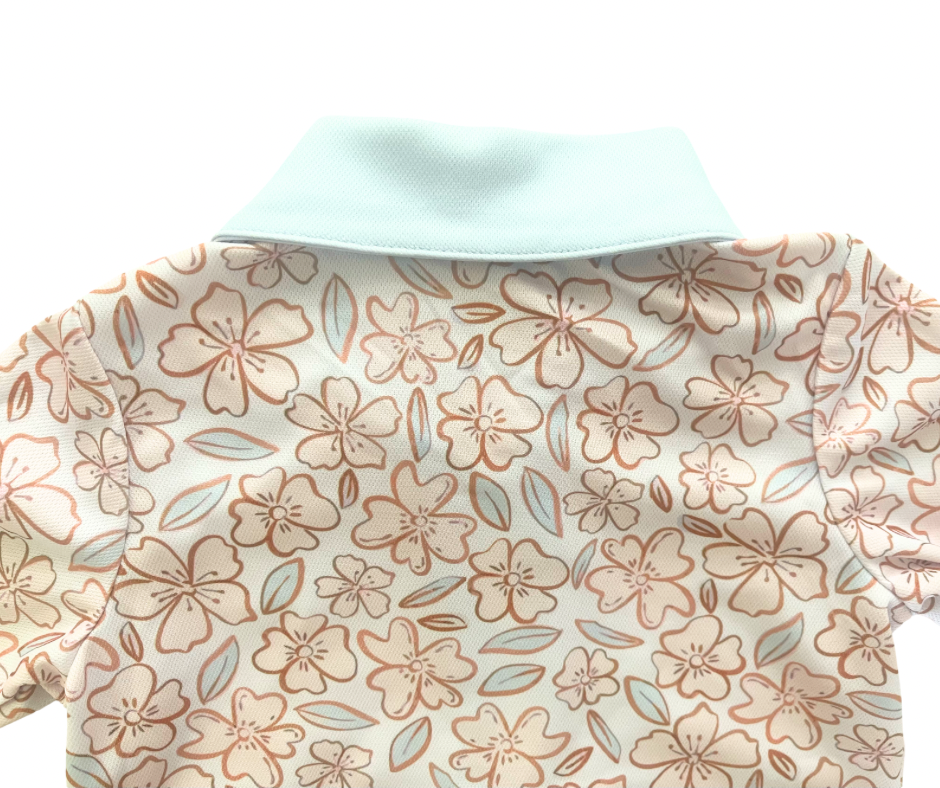 Pink Florals Fishing Shirt