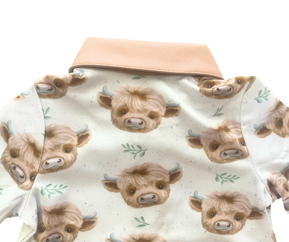 Highland Cow Fishing Shirt