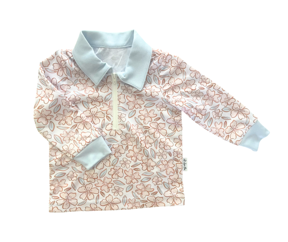 Pink Florals Fishing Shirt