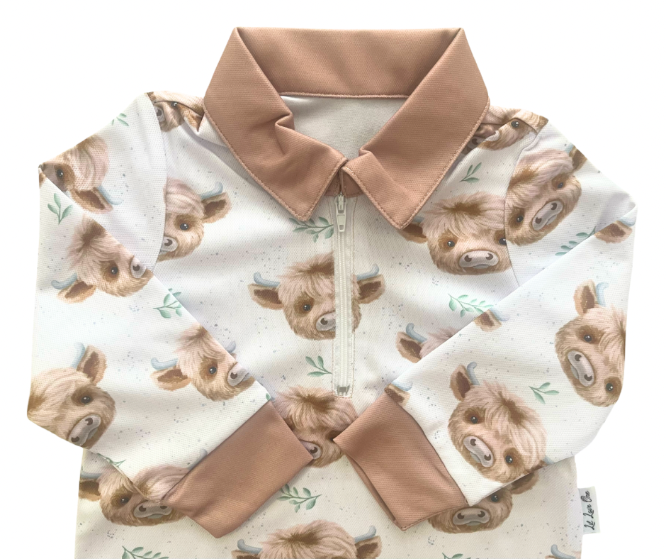 Highland Cow Fishing Shirt