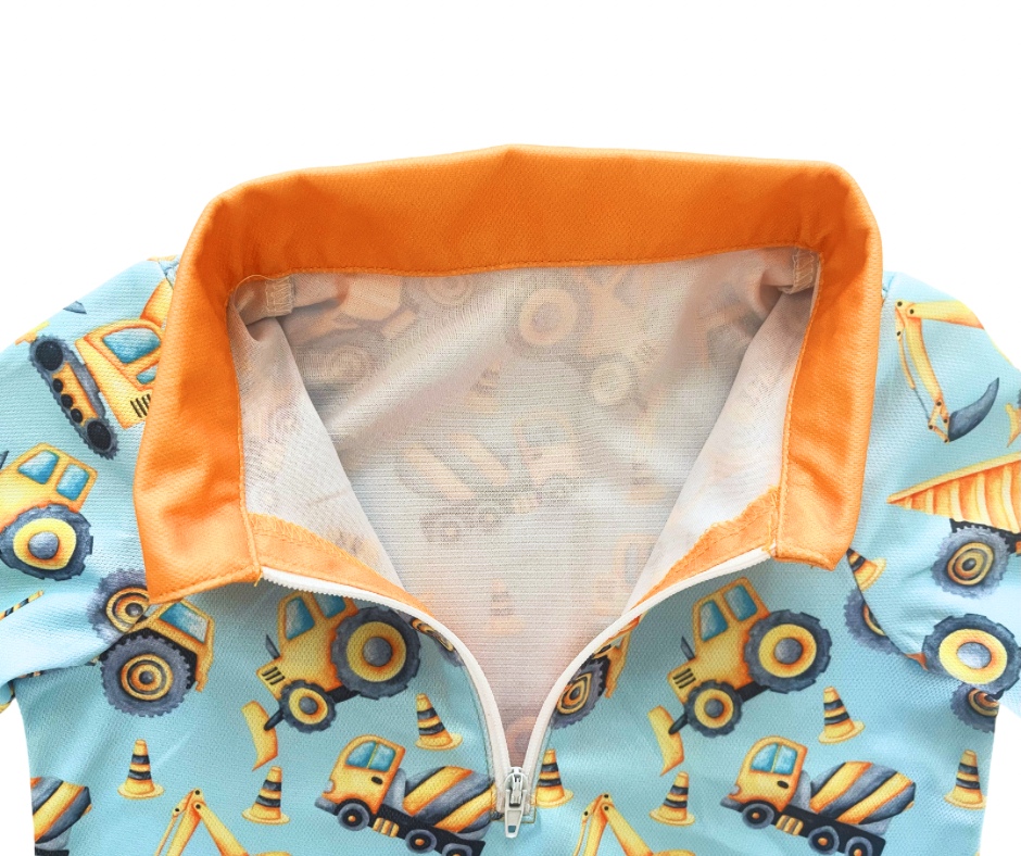 Construction Crew Fishing Shirt
