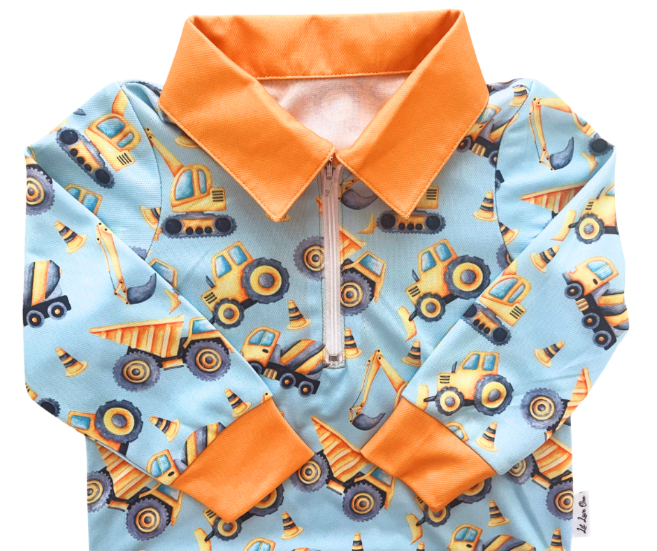 Construction Crew Fishing Shirt