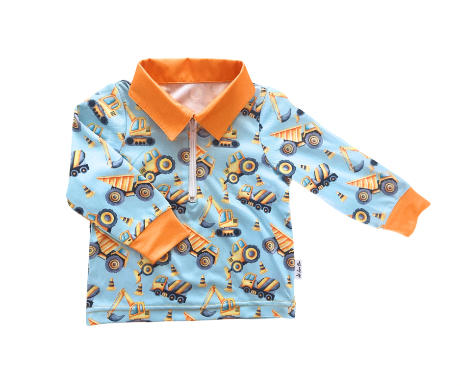 Construction Crew Fishing Shirt
