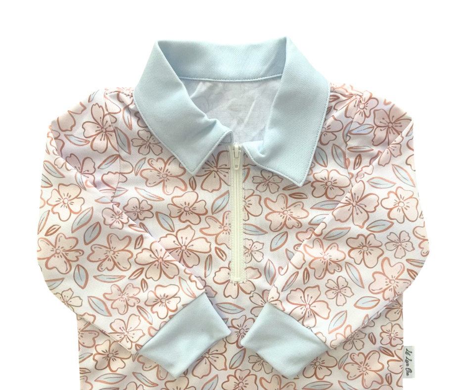 Pink Florals Fishing Shirt