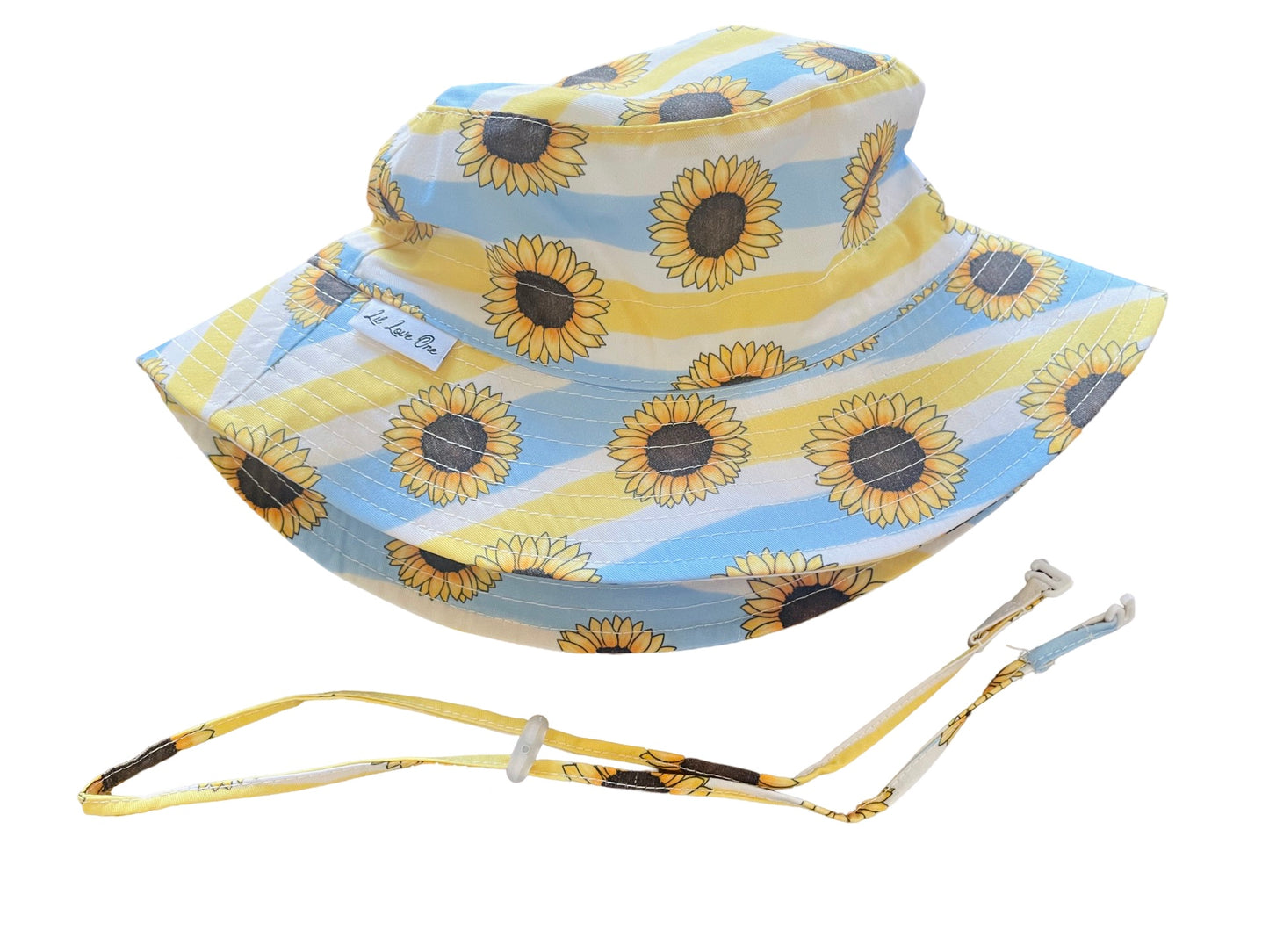 Sunflower Stripes Adjustable Hat