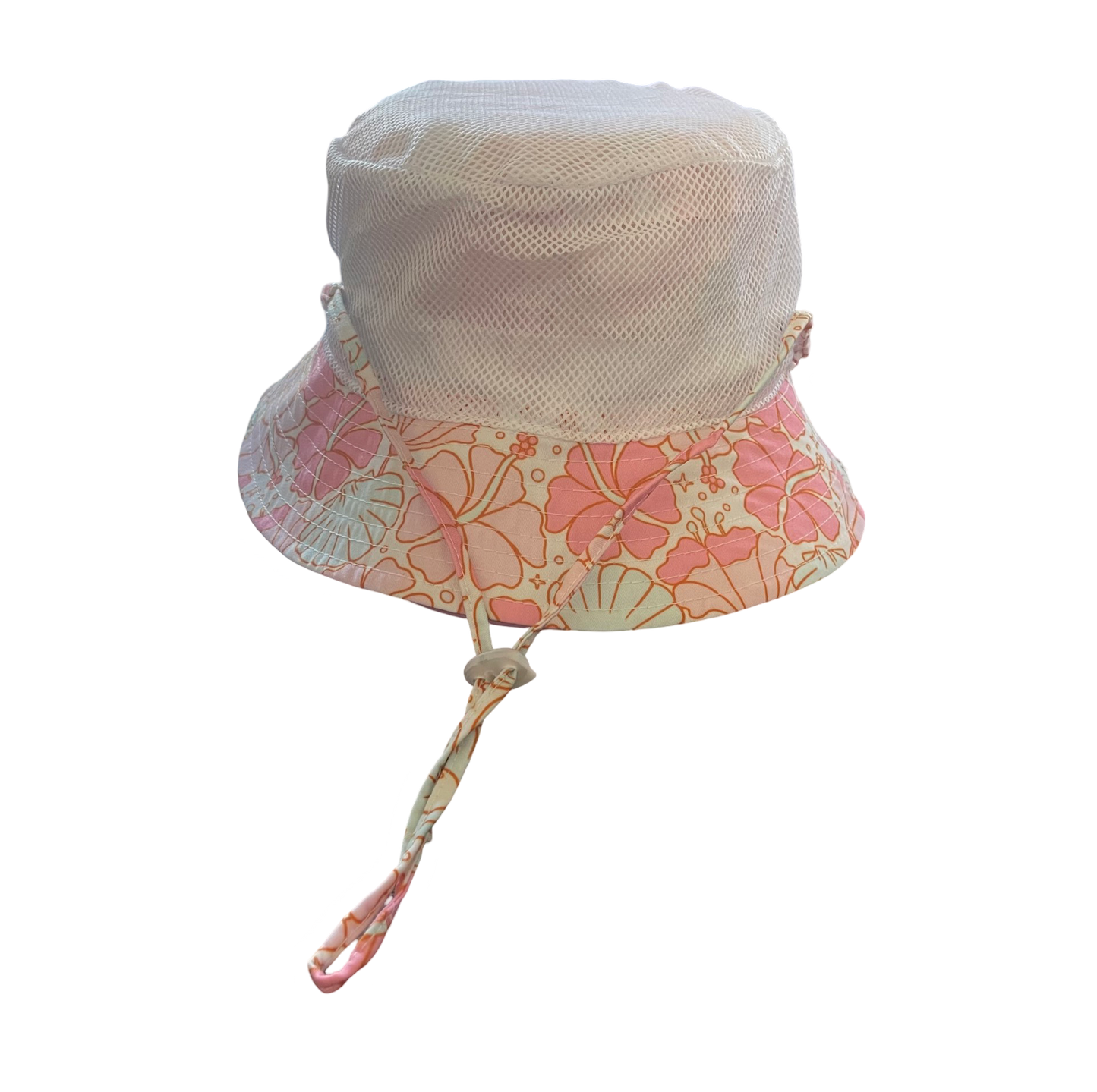 Florals and Seashells Adjustable Hat