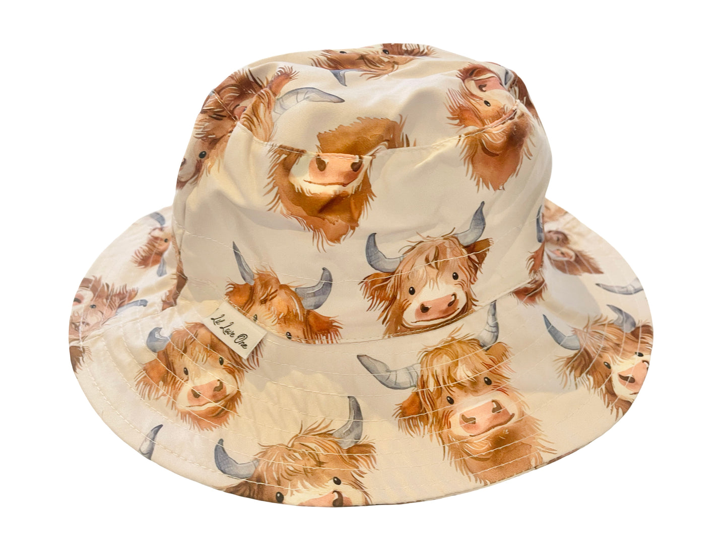 Scruffy Highland Cow Adjustable Hat