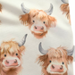 Scruffy Highland Cow Fishing Shirt