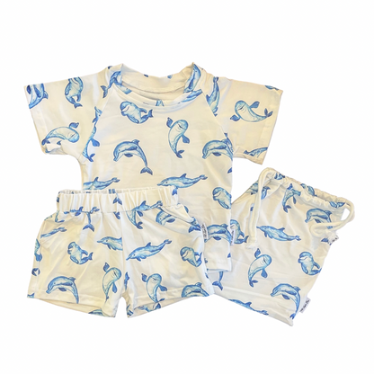 Dolphins Shirt, Shorts & Bag 3pc Set