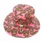 Rosy Ruffles Highland Cow Adjustable Hat