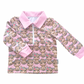 Rosy Ruffles Highland Cow Fishing Shirt