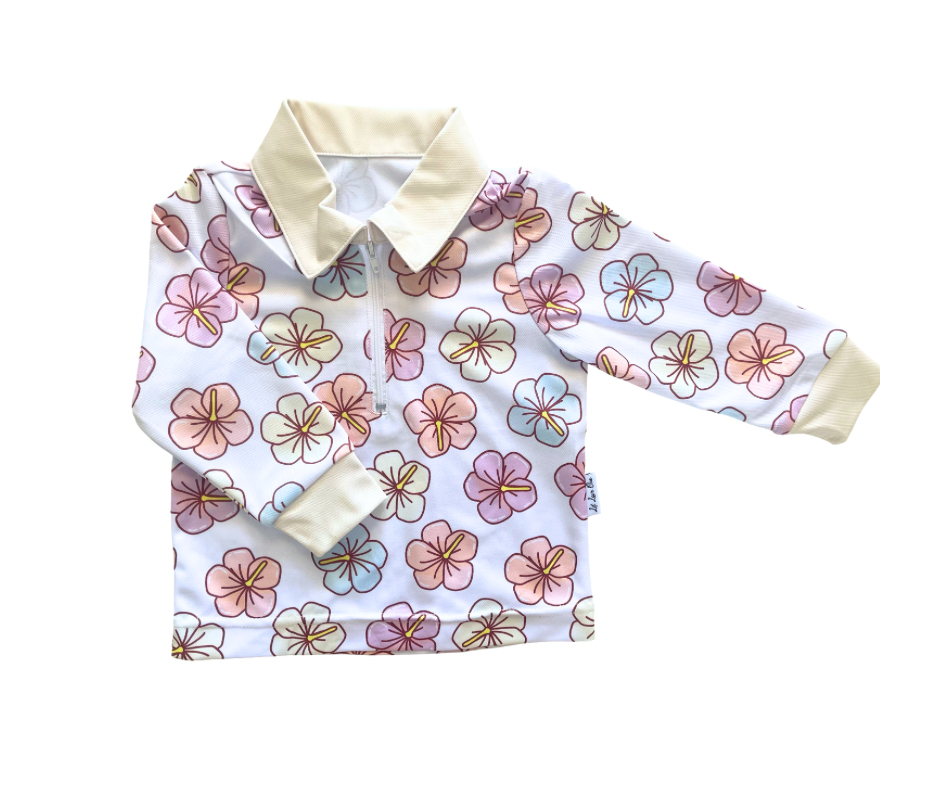 Dreamy Hibiscus Fishing Shirt