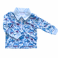 Bubble Blue Fishing Shirt