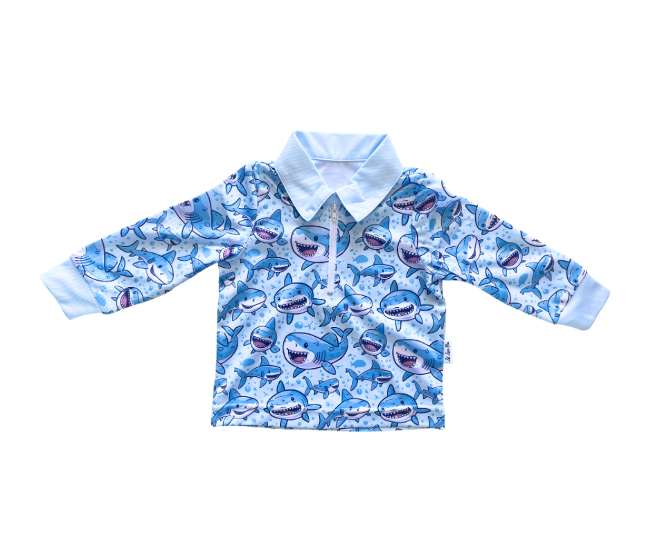 Bubble Blue Fishing Shirt