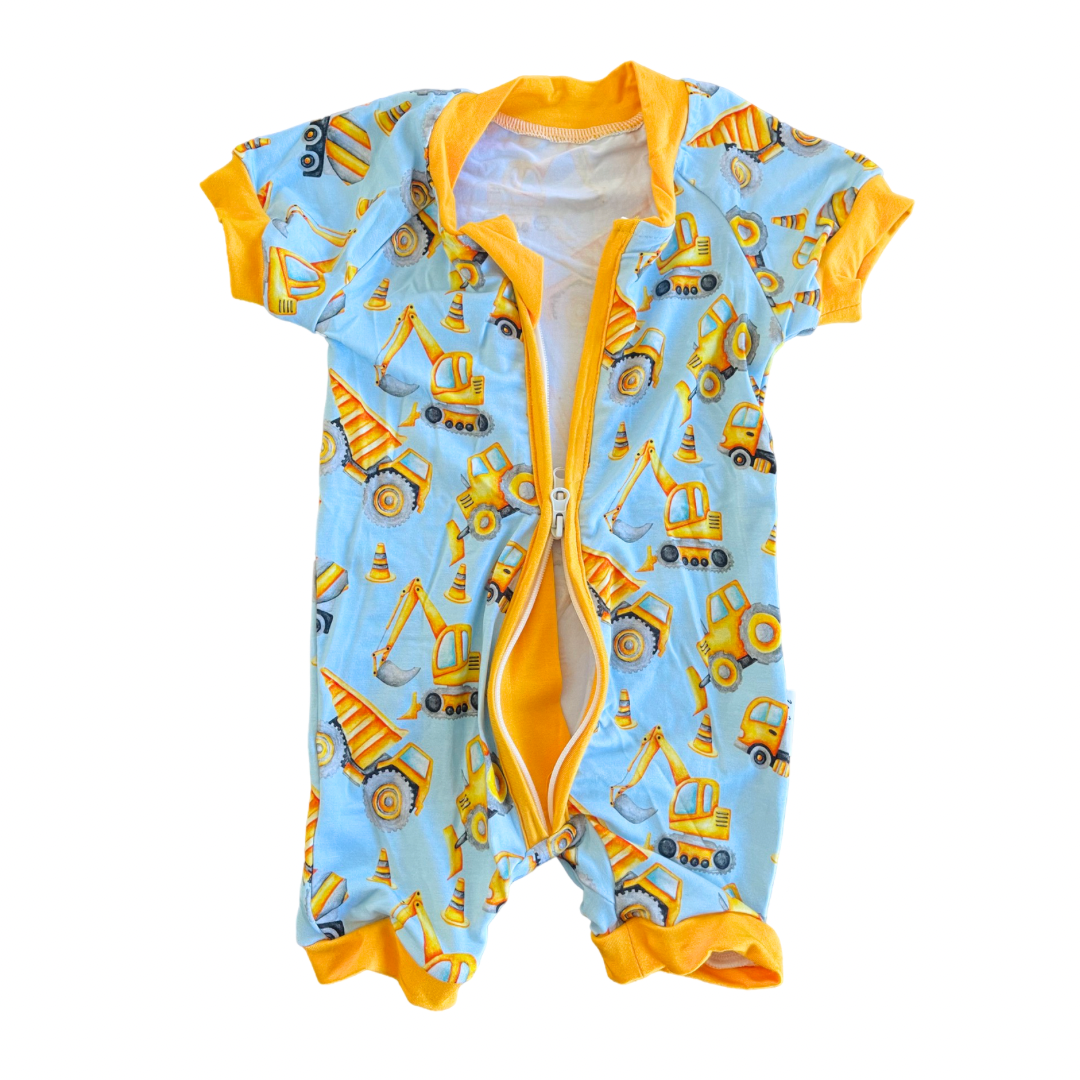 Construction Trucks Zippy Wondersuit