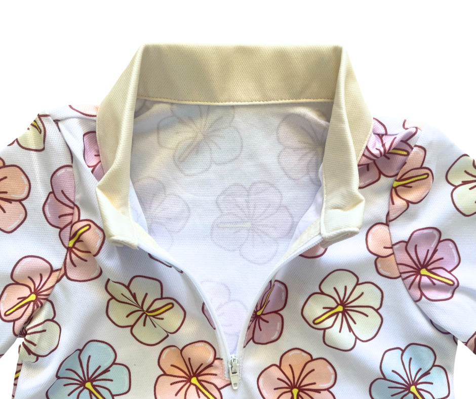 Dreamy Hibiscus Fishing Shirt