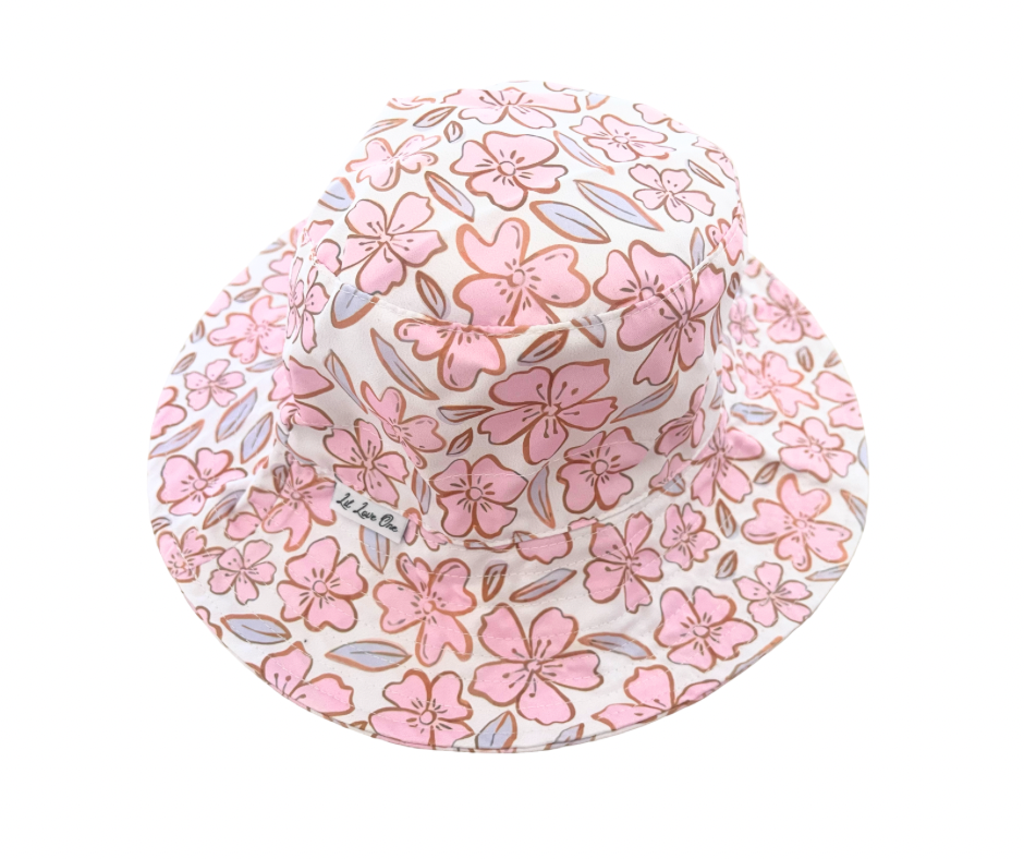 Pink Florals Adjustable Hat