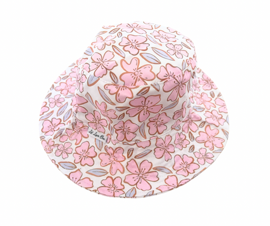 Pink Florals Adjustable Hat