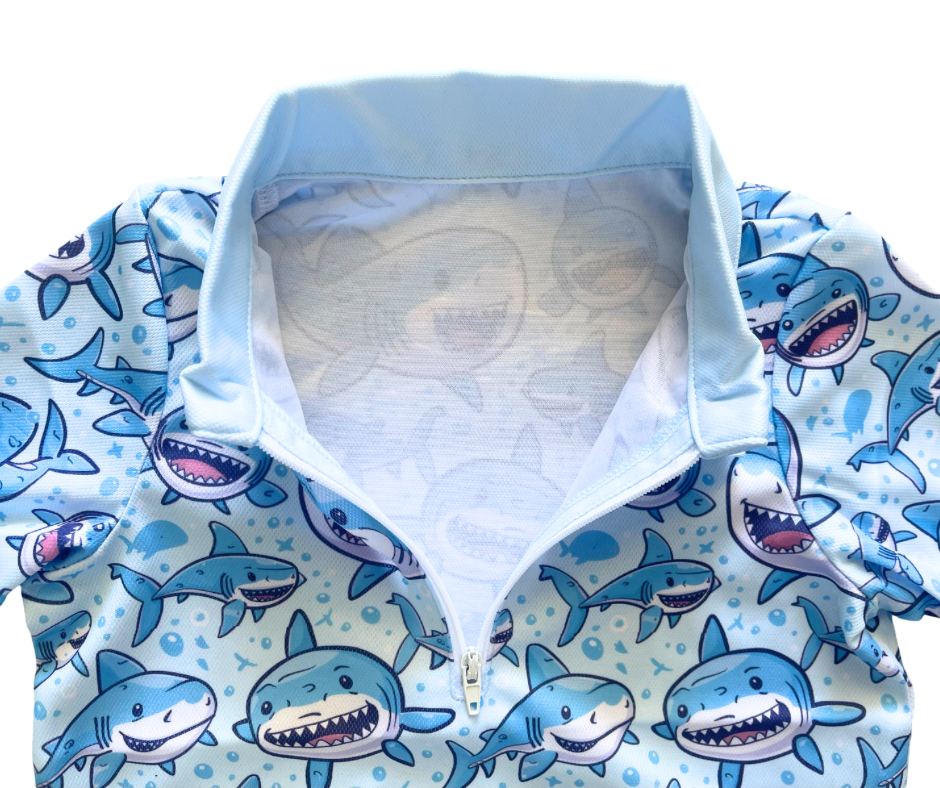 Bubble Blue Fishing Shirt