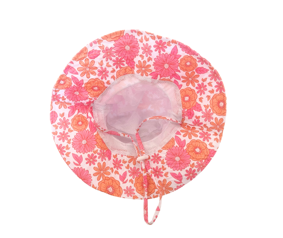 Sunset Bloom Adjustable Hat