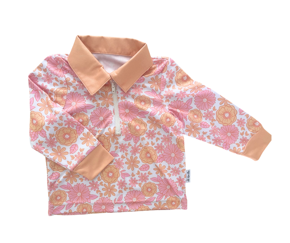 Sunset Bloom Fishing Shirt