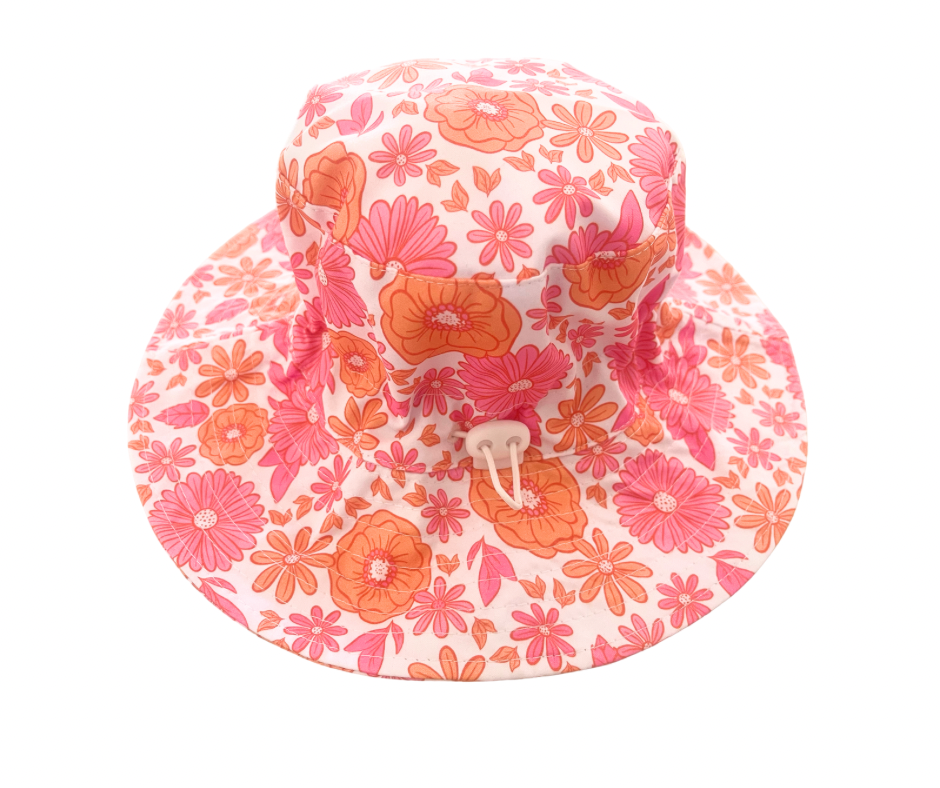 Sunset Bloom Adjustable Hat