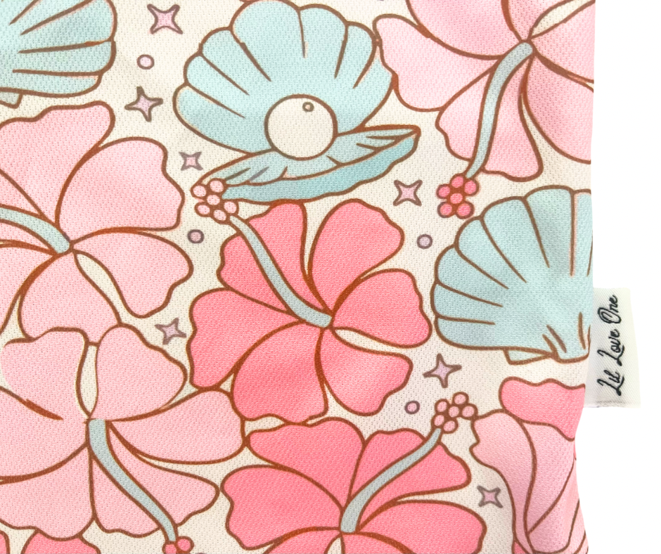 Florals and Seashells Fishing Shirt