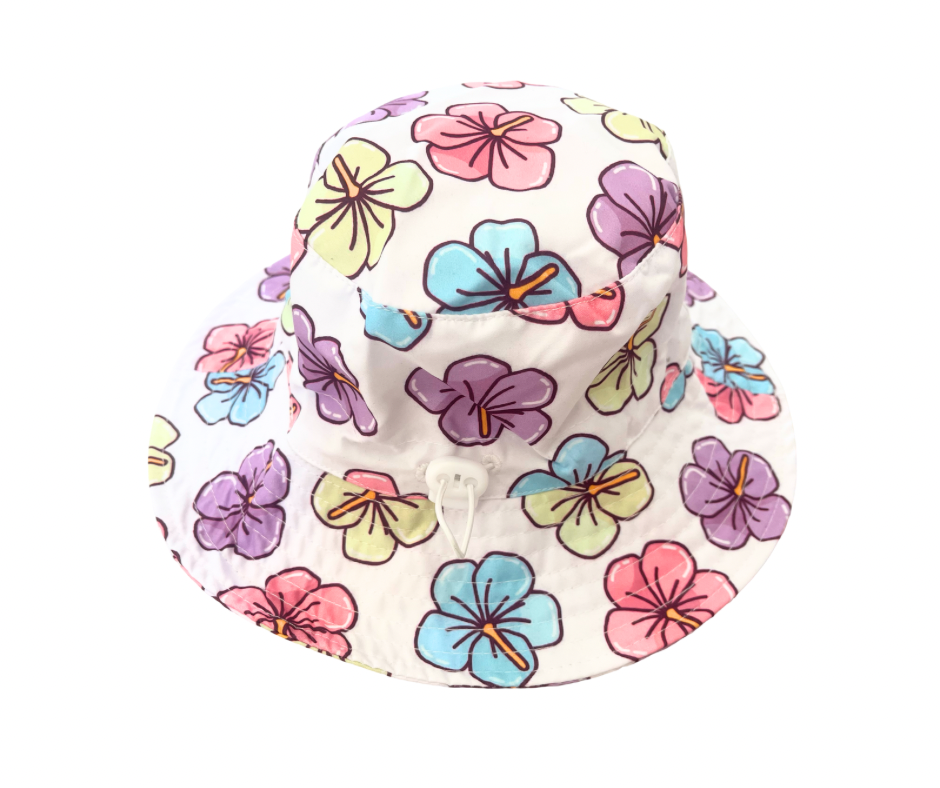 Dreamy Hibiscus Adjustable Hat