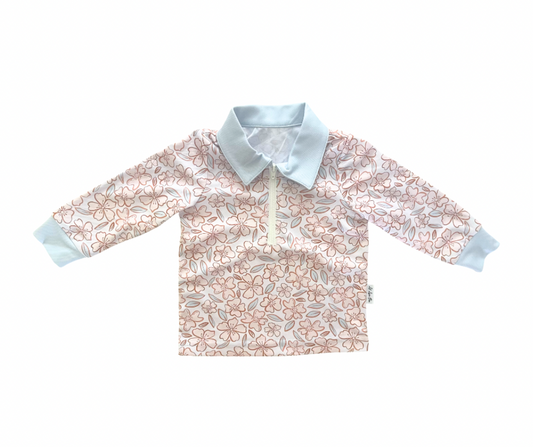 Pink Florals Fishing Shirt