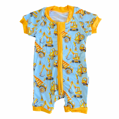 Construction Trucks Zippy Wondersuit