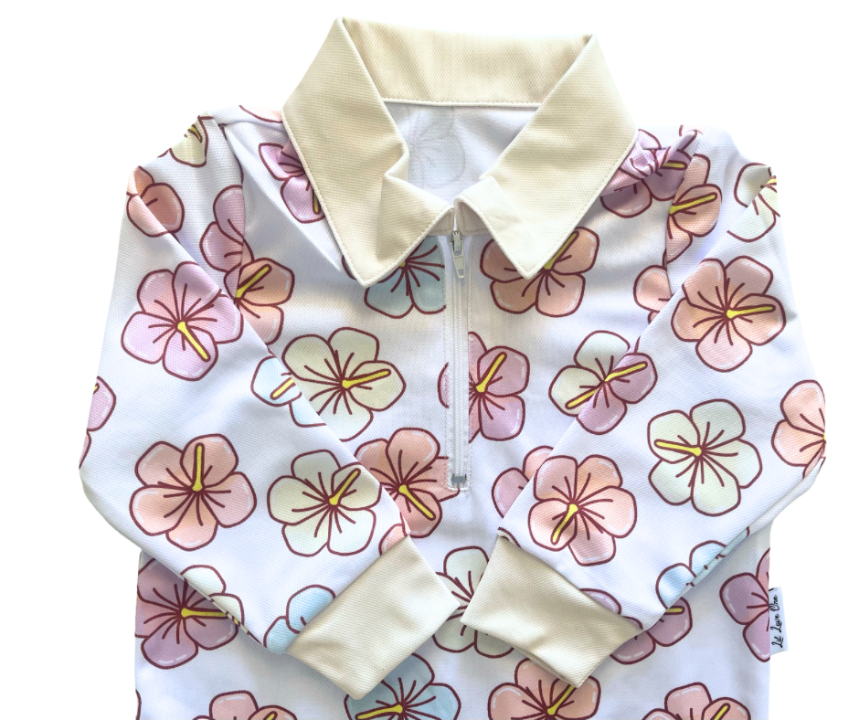 Dreamy Hibiscus Fishing Shirt