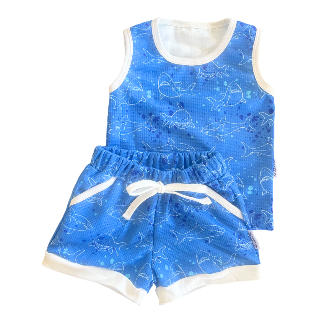 Shark Tank Tops & Shorts 2pc Set