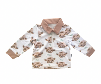 Highland Cow Fishing Shirt