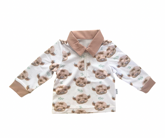 Highland Cow Fishing Shirt