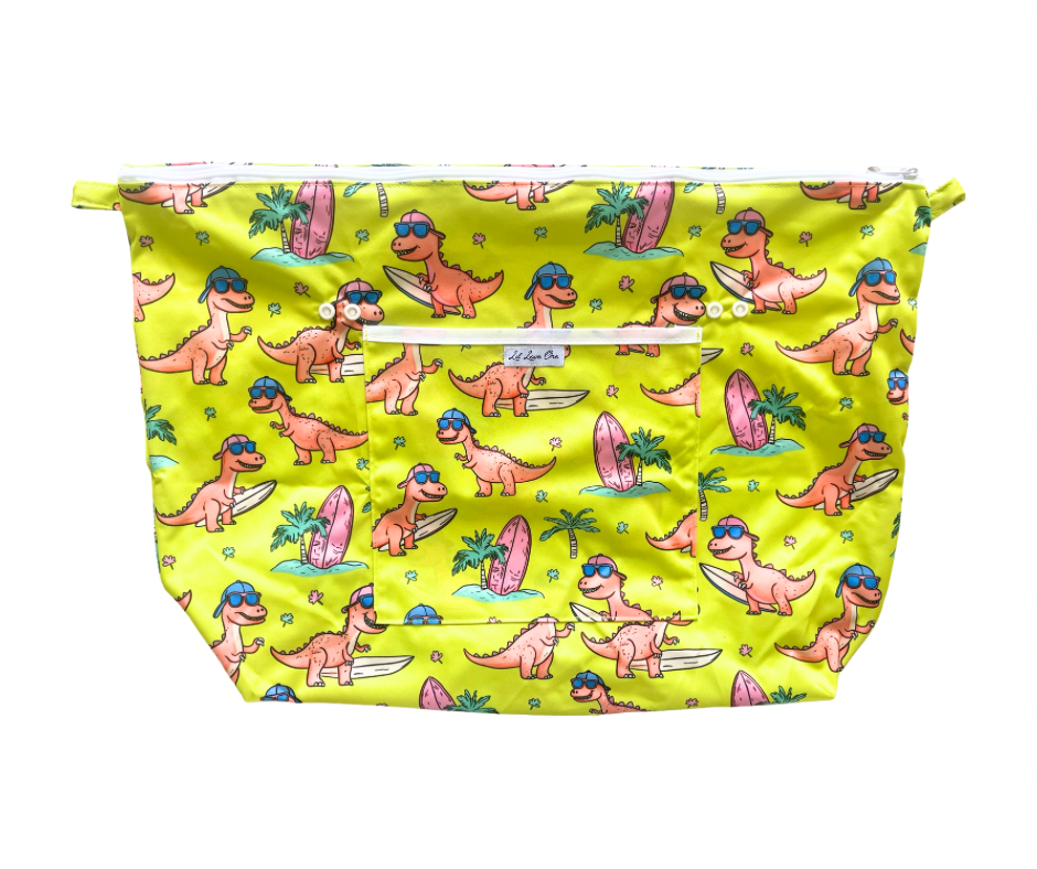 Dino Dive Tote Bag