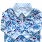 Bubble Blue Fishing Shirt
