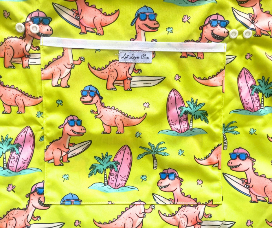 Dino Dive Tote Bag