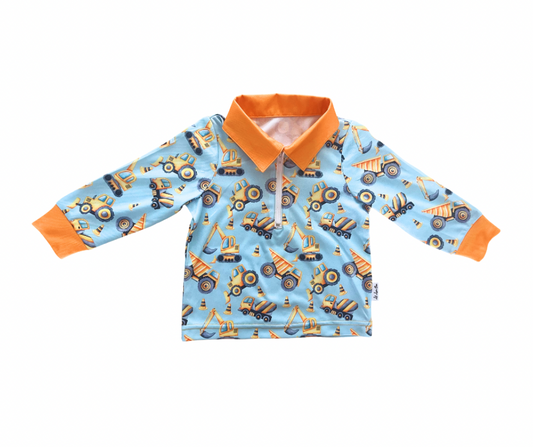 Construction Crew Fishing Shirt