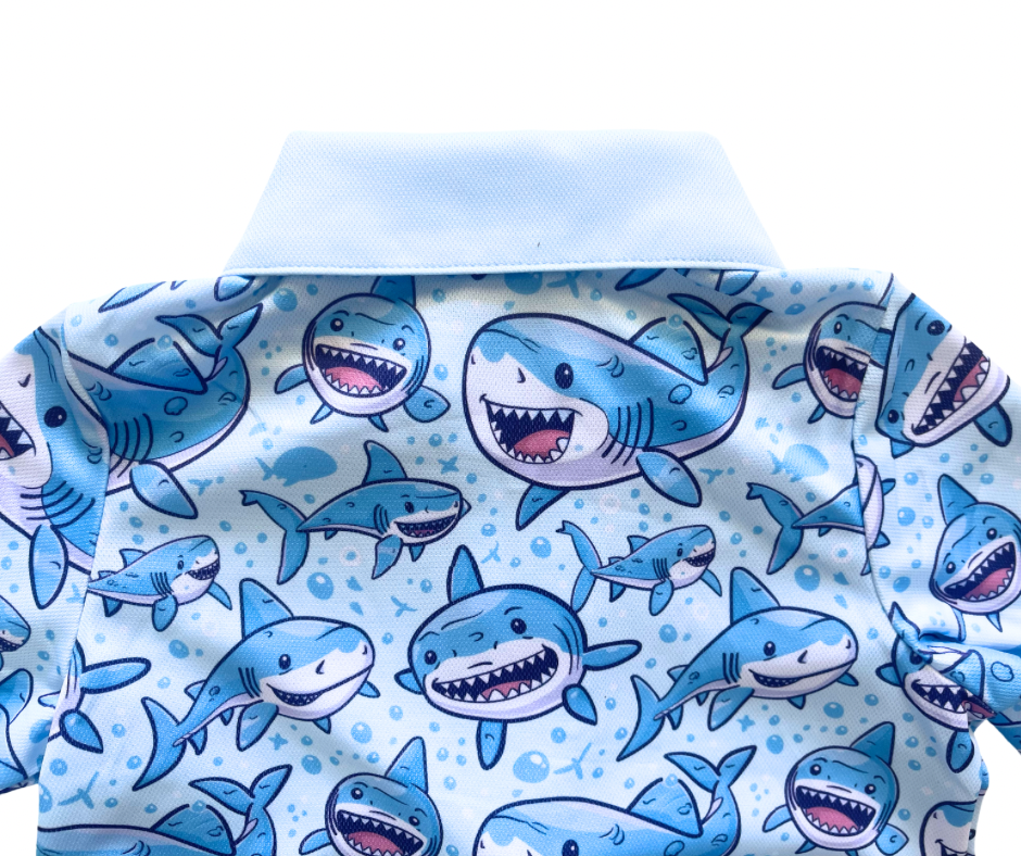 Bubble Blue Fishing Shirt