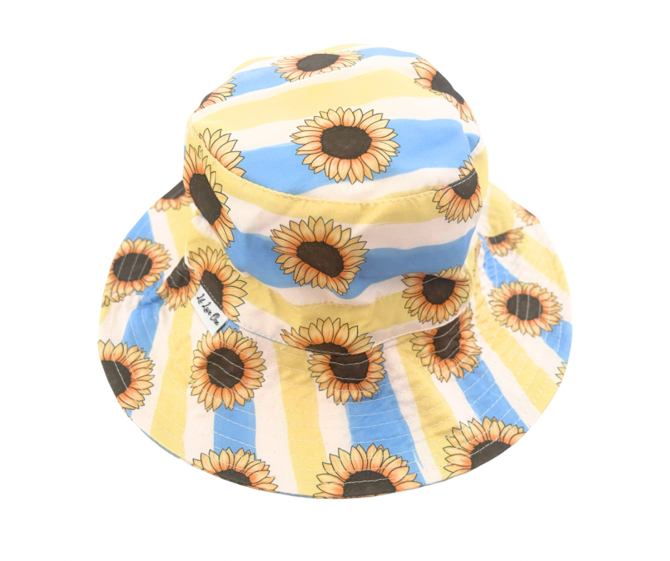Sunflower Stripes Adjustable Hat
