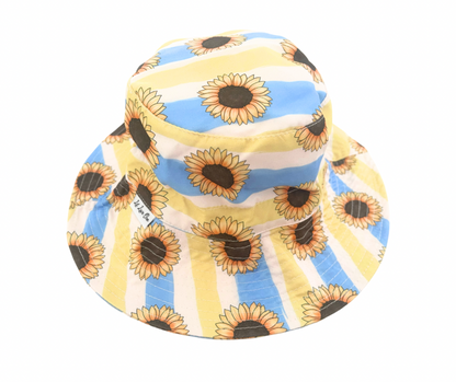 Sunflower Stripes Adjustable Hat