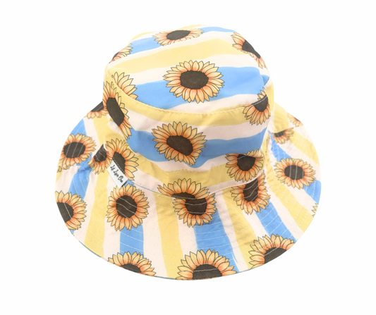 Sunflower Stripes Adjustable Hat