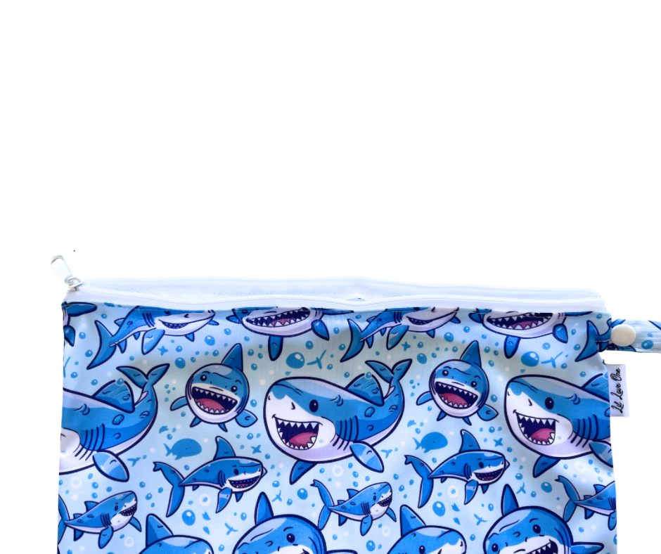 Bubble Blue Wet Bag