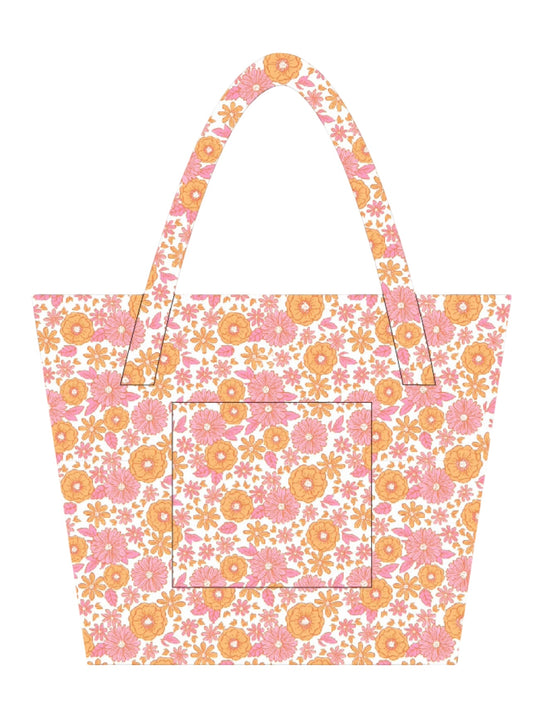 Sunset Bloom Tote Bag