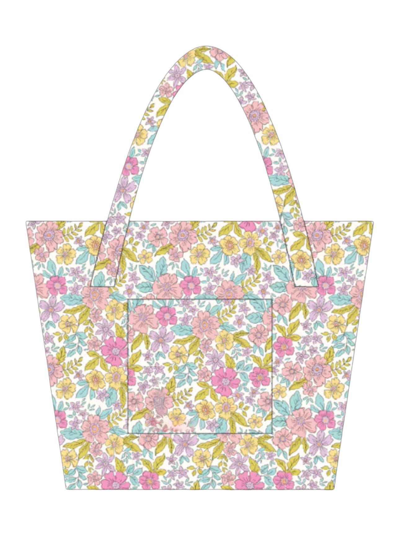 Floral Fusion Tote Bag