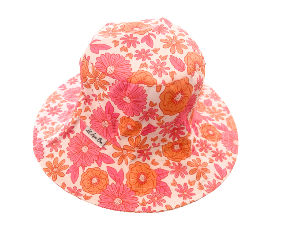 Sunset Bloom Adjustable Hat
