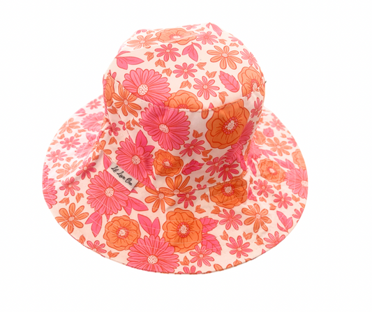 Sunset Bloom Adjustable Hat